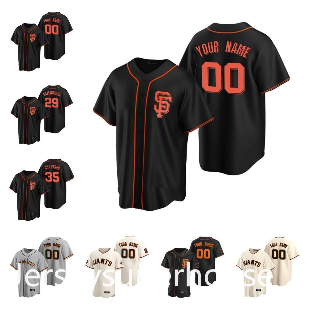 

New Custom Giants 29 Jeff Samardzija San 20 21 Francisco Jersey Johnny Cueto Will Smith McCutchen Yastrzemski Williams Stitched, Color 2