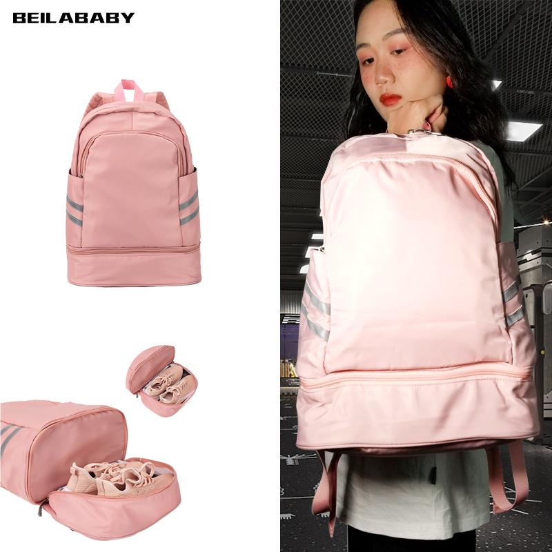 

Multi-Functional Gym Bag For Women Men Waterproof Fitness Yoga Training Female Back Pack Dry Wet Separation Travel Bags 2021 Outdoor