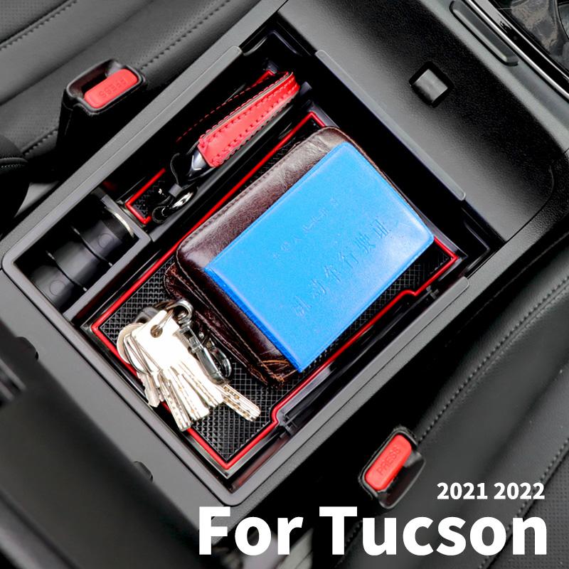 

Car Organizer For The All- Tucson NX4 Refit 2021 2022 Central Storage Box, Armrest Box Accessories