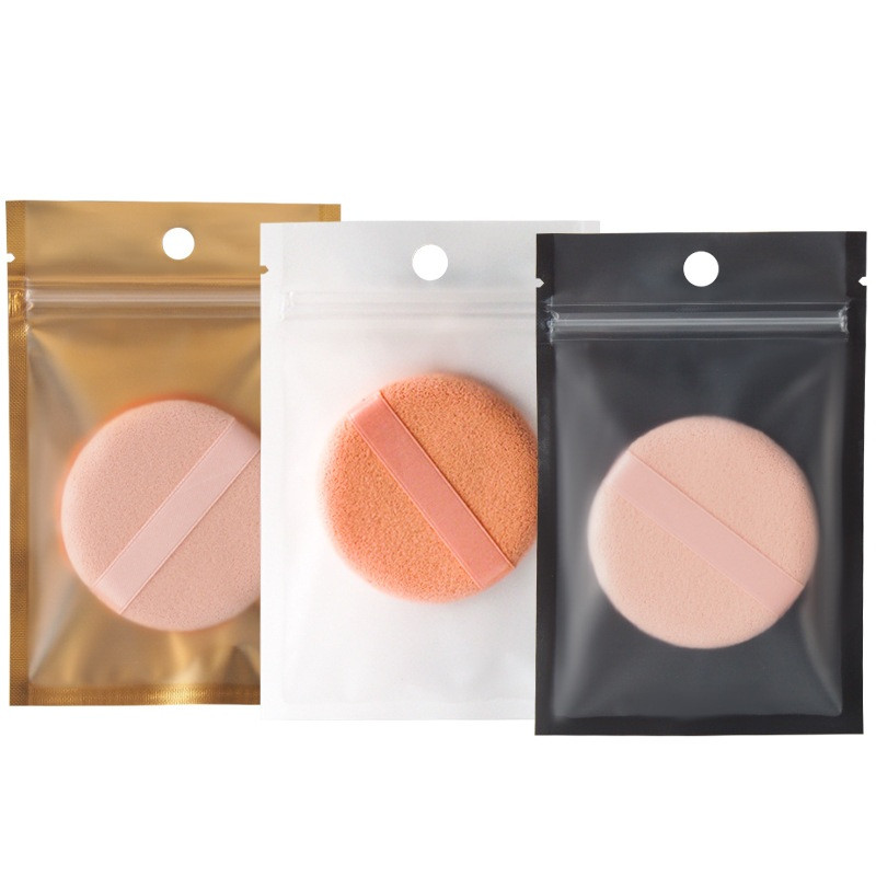 

White Black Gold Matte Clear Translucent Self Seal Bags Flat Plastic Package Bag Clear Front Plastic Bags Wholesale LX3682