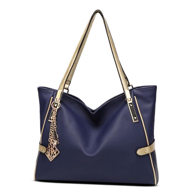 

women leathers shoulder bags elegant lychee handbag large capacity multifunctional leather backpack personalized carved hardware pendant fashion handbags