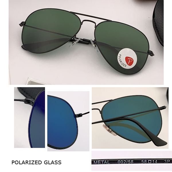 

factory wholesale top quality Sunglasses Men Polarized Discoloration Driving aviation Sun glasses for women UV400 metal frame 58mm gafas, White;black