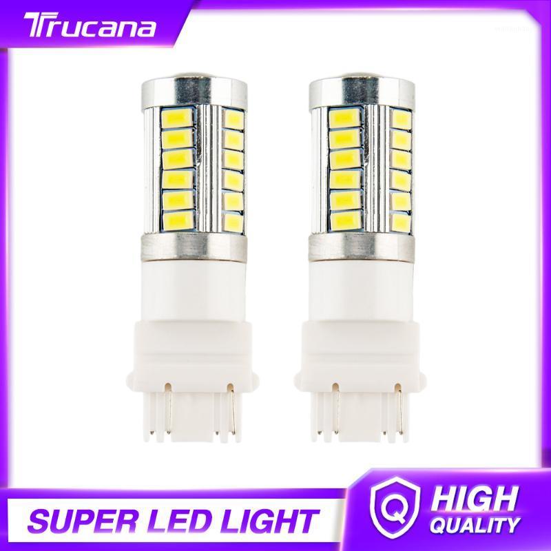 

Emergency Lights Trucana 2pcs T25 LED Canbus 3156 3157 P27W P27/7W Bulb Car Turn Signal Reverse Lamp 12V Auto 6500K White