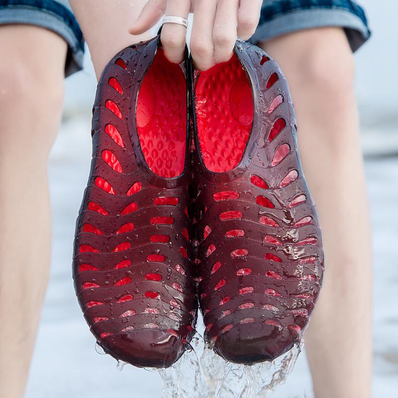 

Sandals Men Light Outdoor Beach Casual Water Shoes Fashion Gladiator Slippers Unisex Summer Sandalia, Black