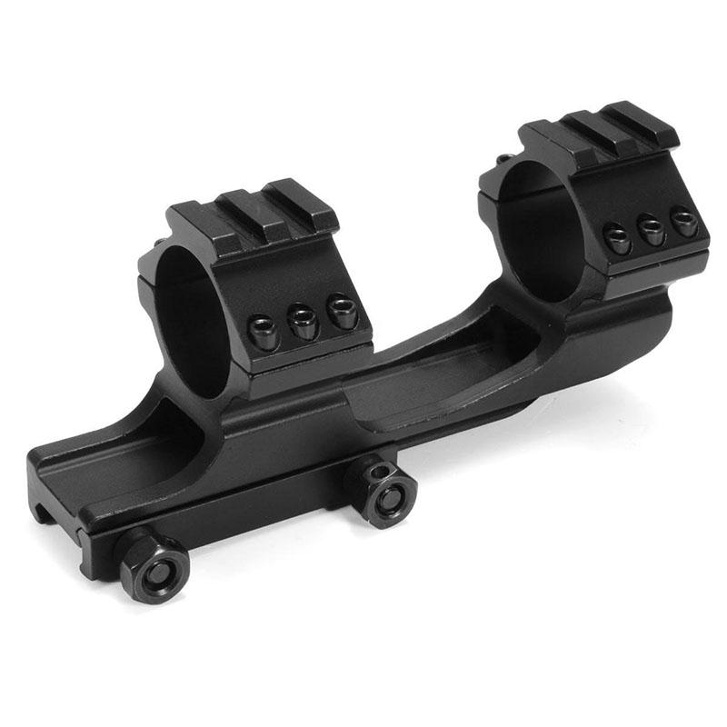 

Emergency Lights Dual PEPR 1"/30mm Ring Cantilever Scope Flat Top Picatinny/Weaver Rail Mount, Black