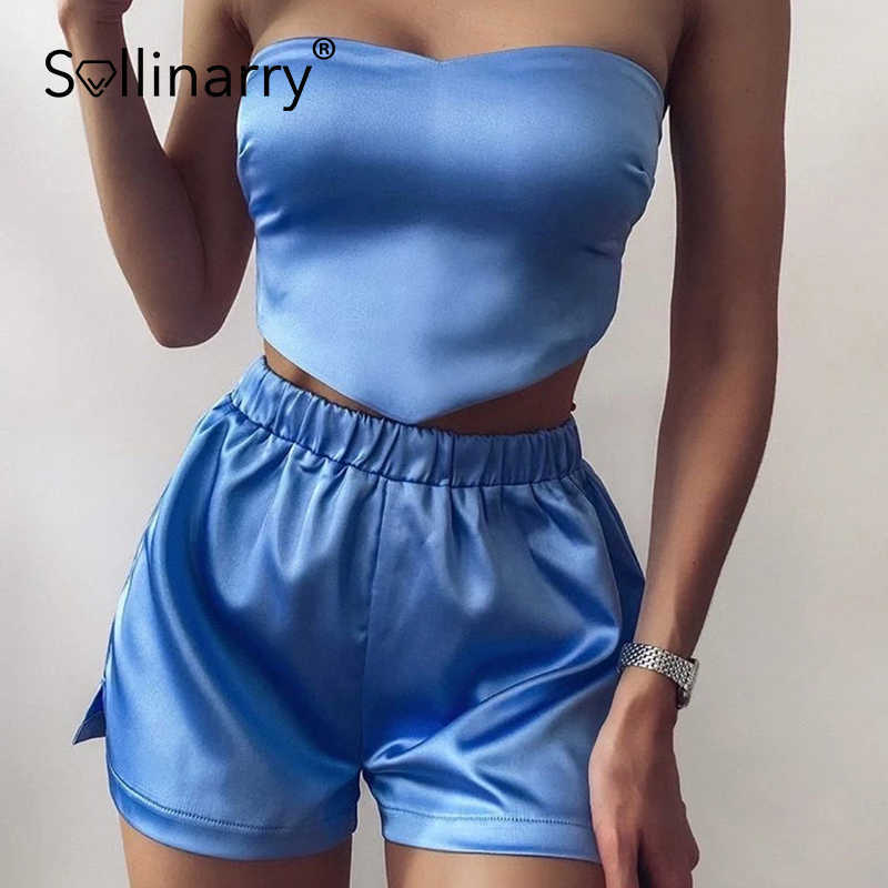 

Sollinarry High street women tanks solid Sexy party lady backless crop tops summer Fahion chic style sleeveless vest night club 210709, Green