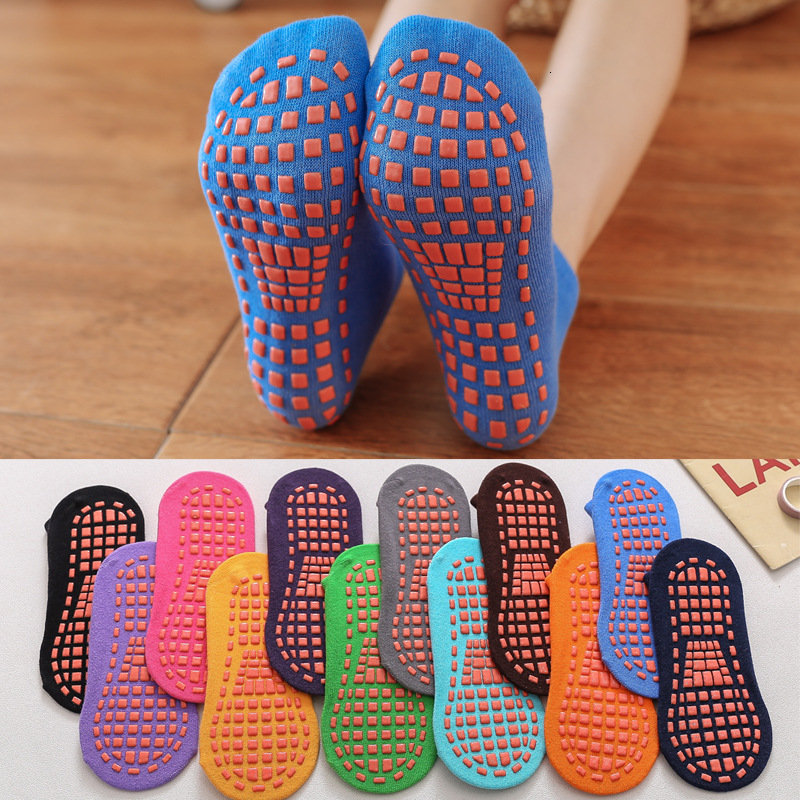 Socks Hosiery Antiskid Floor Pure Cotton Yoga Trampoline Sole Glue Dispensing Early Education Socks Pattern-image-716297811