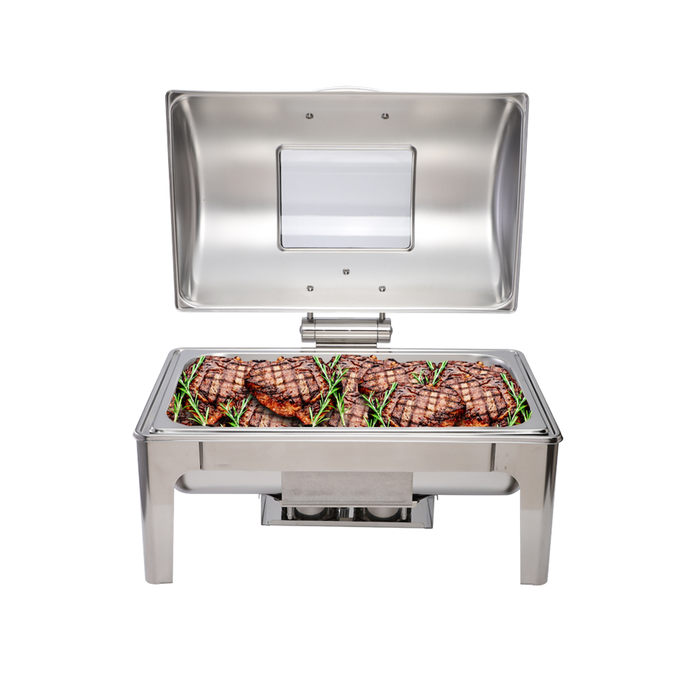 

Cookware sets Stock Pots stainless Steel hinge buffet chafing dish food warmer