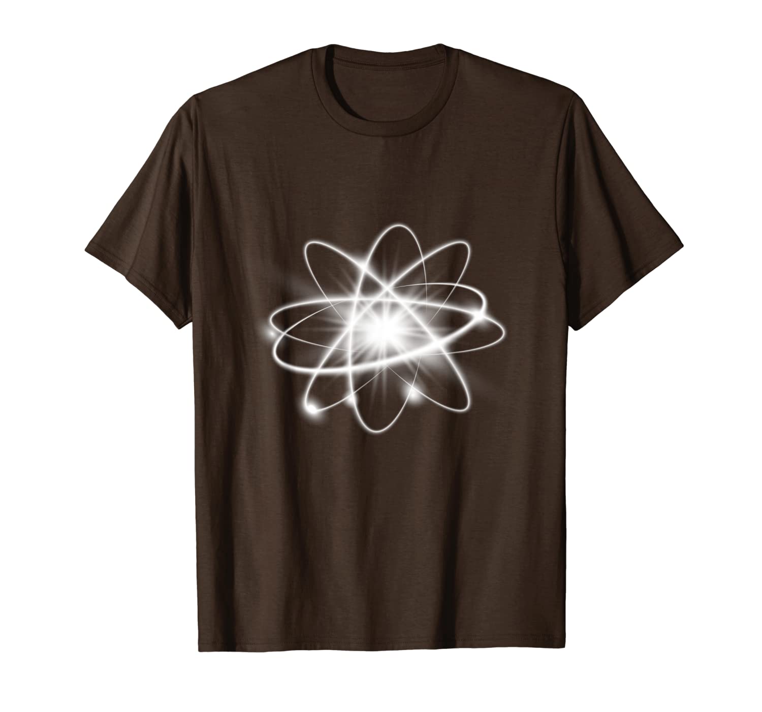 

atom t-shirt physics teacher cool science tech quantum tee, White;black