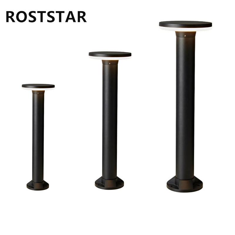 

Superbright 10W Aluminum Round Lawn Lamp, IP65 LED Modern Simple Garden Lights, Outdoor Warm Cold White Landscape Park Lights Lamps