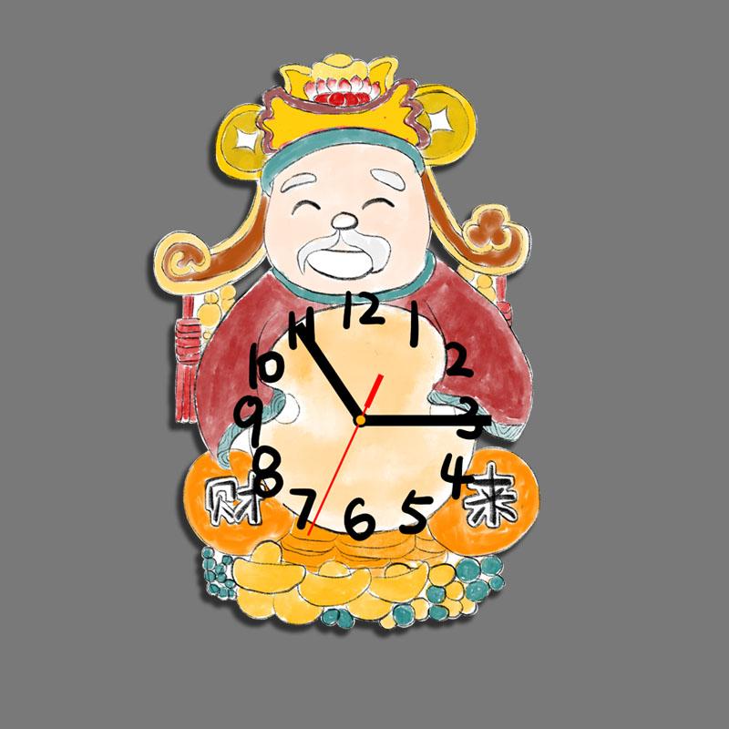 

Cute Acrylic Wall Clock Art Cartoon Silent Wooden Living Room Quartz Klokken Wandklokken Household Products BL50WC Clocks