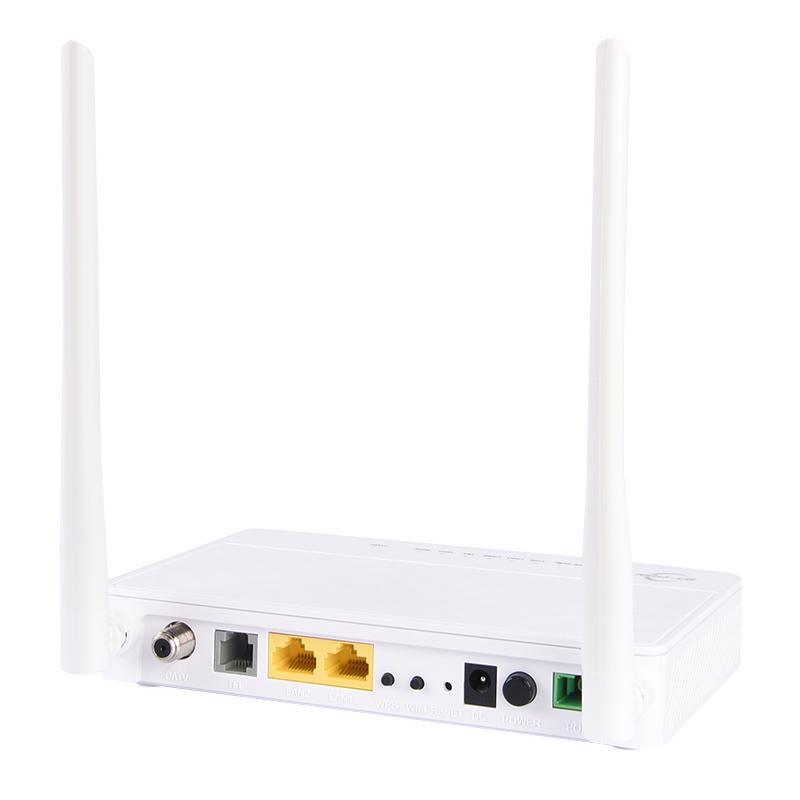 

BT-211XR XPON Optical Network Unit ONU ONT OLT EPON GPON 1GE+1FE+VOICE+2.4G WIFI +CATV SC APC UPC Interface English Version Fiber Optic Equi