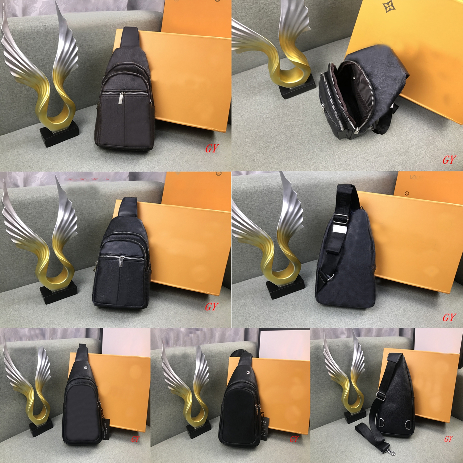 

Men leather bags Unisex Sport Runner Fanny Pack Belly Waist Bum Bag Fitness Running Belt Jogging Pouch Back grid