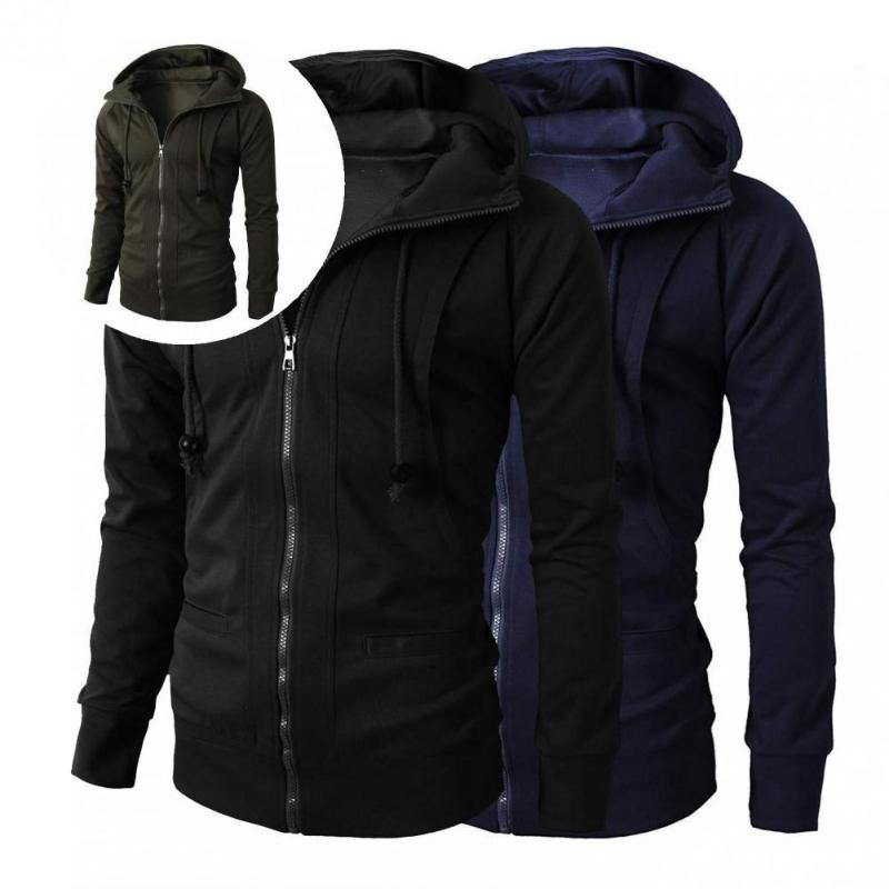 

Men's Jackets Stylish Spring Coat Pockets Wear-resistant Simple Jacket Male, Army green