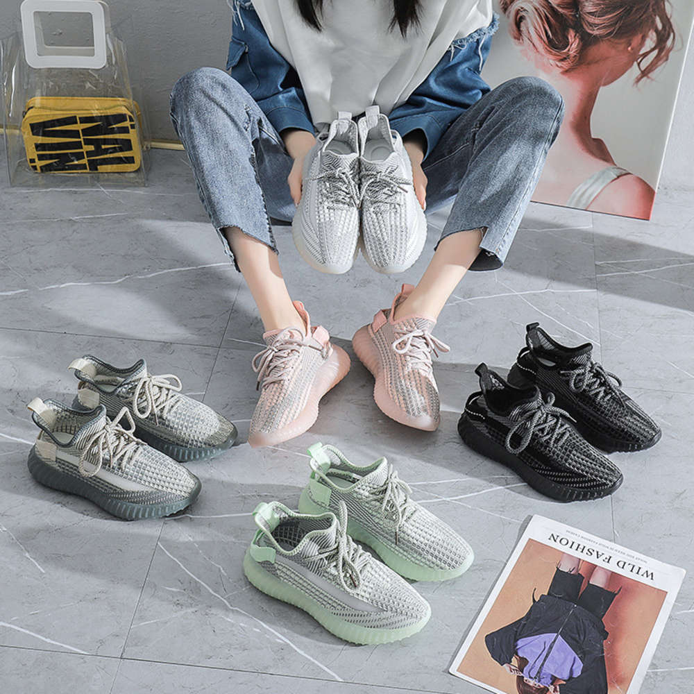 

Casual shoes Women's sports shoes 2021 hollow new leisure Casual versatile spring and autumn net summer small white breathable single mesh 7BP7, Black