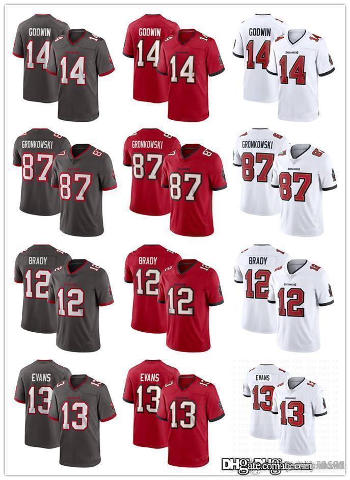 

Men TampaBayBuccaneersjersey 12 Tom Brady 45 Devin White 87 Rob Gronkowski 14 Chris Godwin 13 Mike Evans Football Jerseys, Color