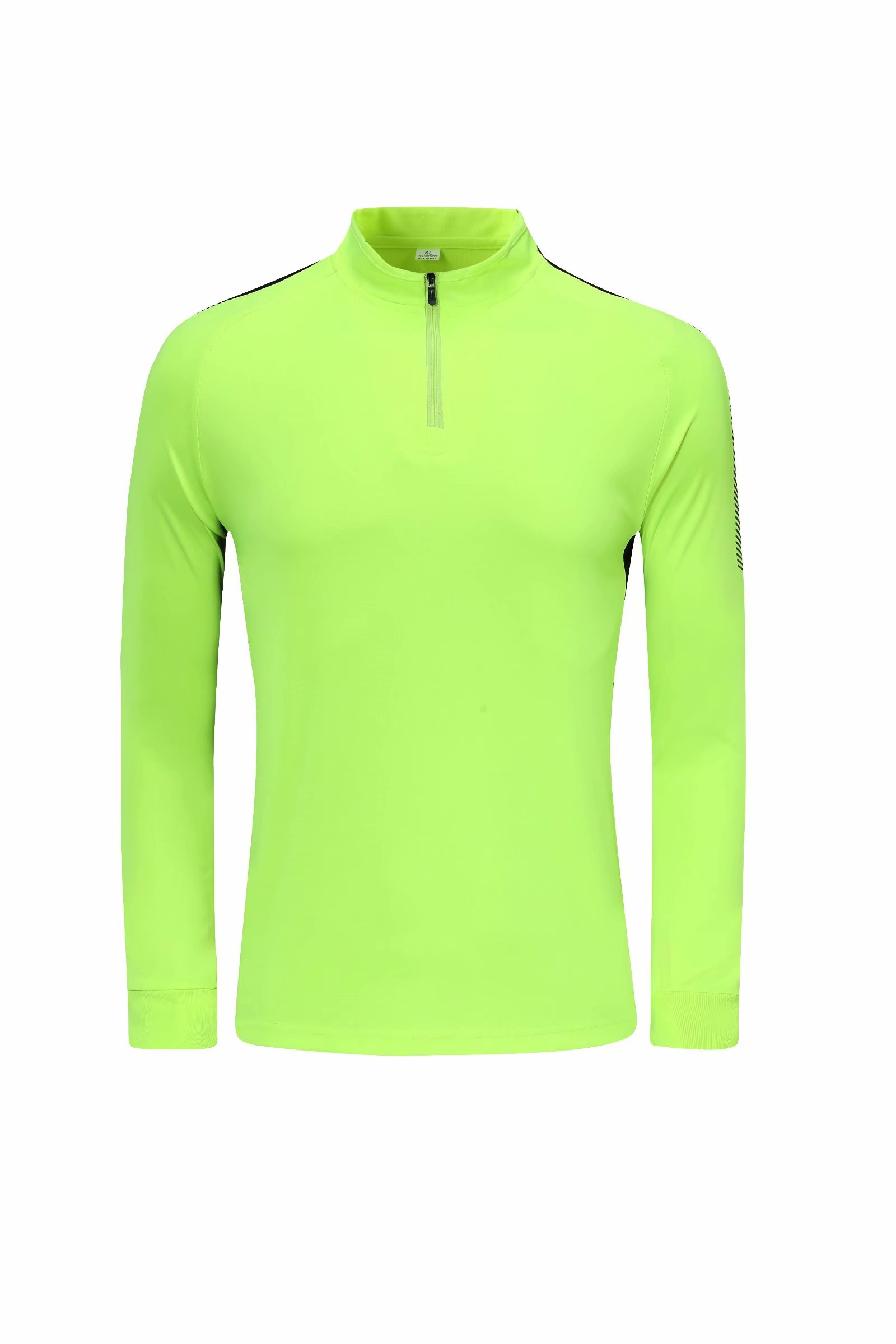 

#C07 Can be customized soccer Tracksuit Track kit running jacket chandal training suits sports wear And trousers, Black