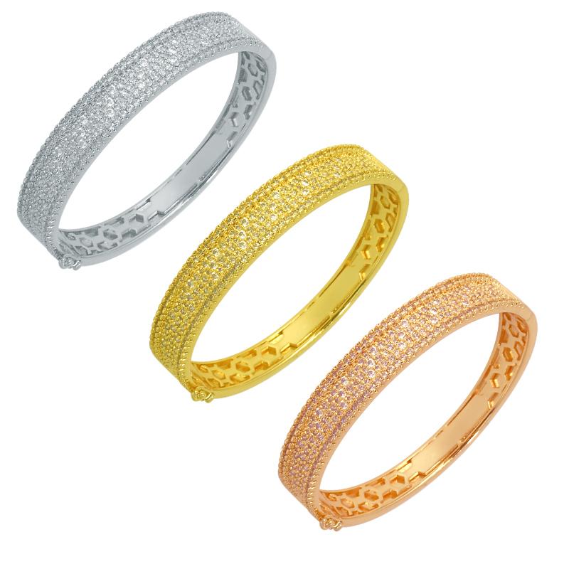 

Bangle Women Bracelets Crystal Jewelry Arm Custom Friendship Designer Ladies Hand Bangles For Girls Fashion Charm Luxury Gold