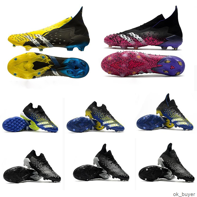 

Predator Freak + Superlative Pack FG Soccer Shoes X Mens Cleats Wolverines Dark TF Superstealth Core Black Grey Solar Yellow Superspectral S, Color 2