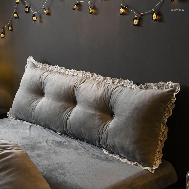 

Pillow VESCOVO Large Backrest Bed Cushion Long For Queen King Size
