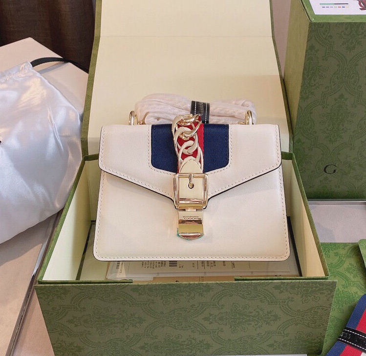 

2021 Classic Luxury Designer Sylvia Navy Women Fashion Shoulder Bags with Bow Diamond Lattice Shoulder Vintage High Quality Cheap Flap Bags G Flaps