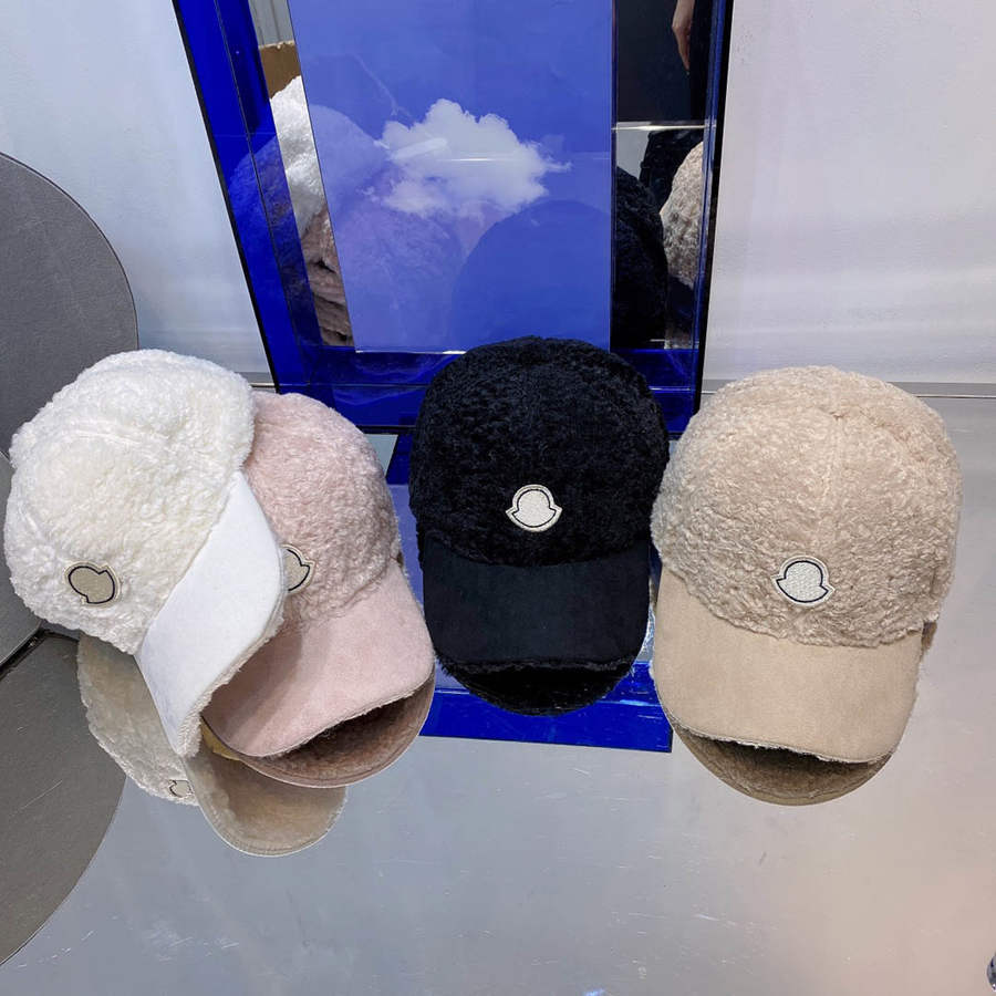 

Designer Baseball Caps Fashion Lambswool Cool Patchwork Bucket Hat Good Texture Solid Design for Man Woman Ball Cap 4 Colors Top Quality, C1