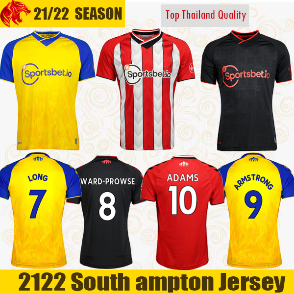 

21 22 Southampton LONG WARD-PROWSE Soccer Jerseys 2021 2022 ARMSTRONG ADAMS Football Shirt ROMEU REDMOND BROJA ELYOUNOUSSI Mens Jersey Kids Kit, Kids 2122 third
