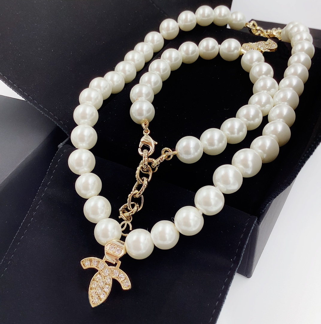 

Jewelry set diamants Luxury official reproductions Pendant pearls necklaces top quality hot brands brass gilded anniversary gift designer advanced earrings