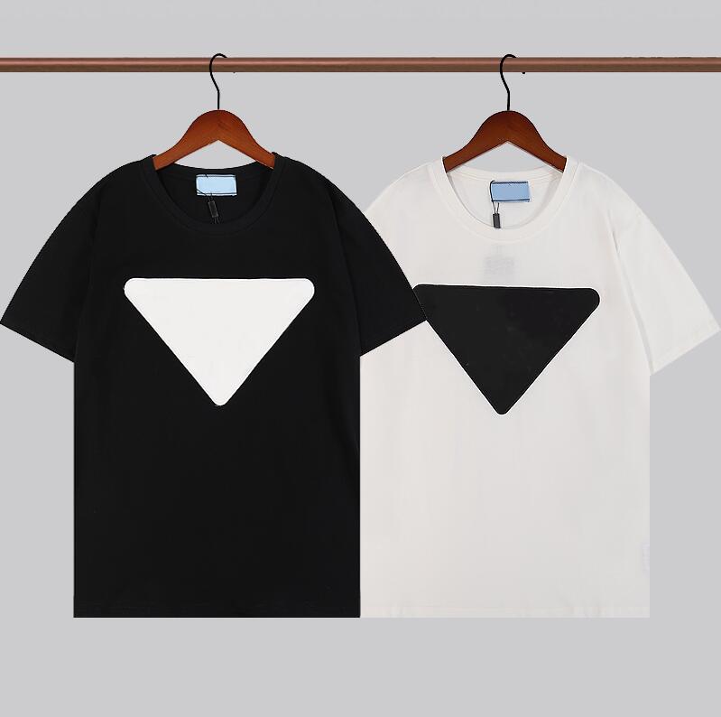 2022 Summer Designer T Shirt for Mens Women Letters Print Tee Shirts Fashion Short Sleeved Tees Casual Tops Clothing 2 Colors High Quality-image-749848213