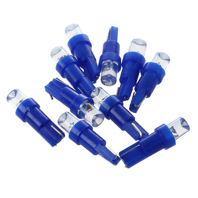 

T5 17 18 58 Wedge Dashboard Blue LED Light Bulb Lamp Bulbs