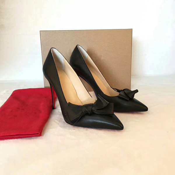 

With Box ) High Heels So Kate Styles Red Bottoms womens Stiletto Heels 8 10 12CM Genuine Leather Point Toe Pumps loafers Rubber Bridal Shoe size 35-43, 27