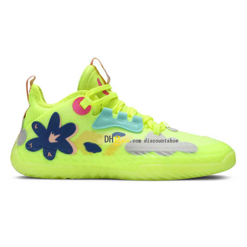 

Harden Vol. 5 Futurenatural Solar Yellow Basketball Shoes Shoe Mens Sneakers FY2118, G55811 (without shoe box)