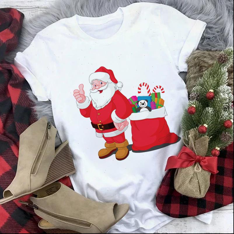 

women womens t shirts fashion christmas tshirt santa claus gift graphic print shirt harajuku aesthetic white female