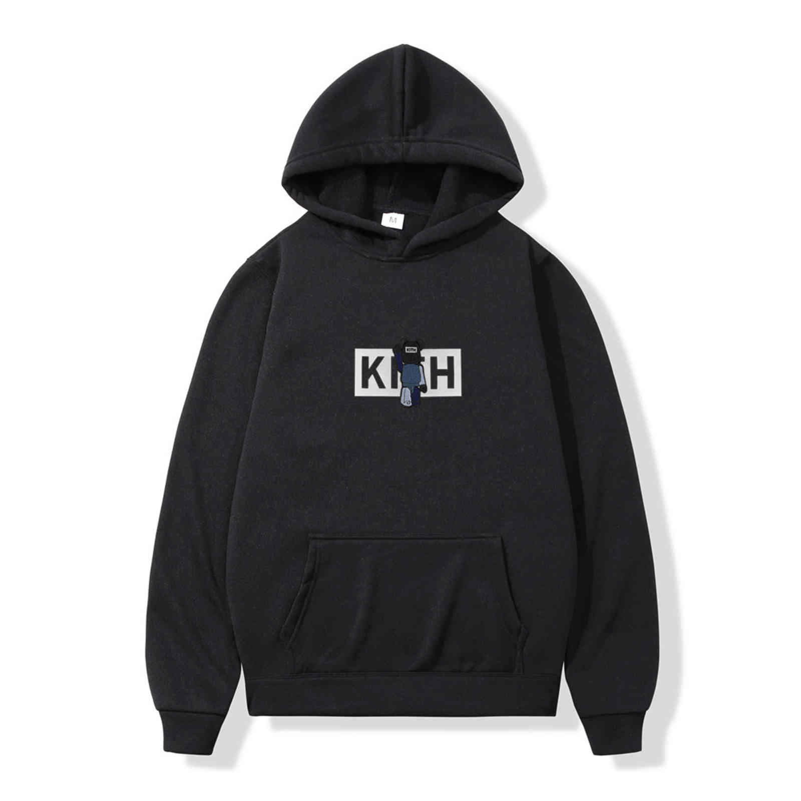 

Box Embroidered Kith Hoodie Men Women High Quality Heavy Fabric Hoodies Solid Sweatshirts Pullovers, Beige