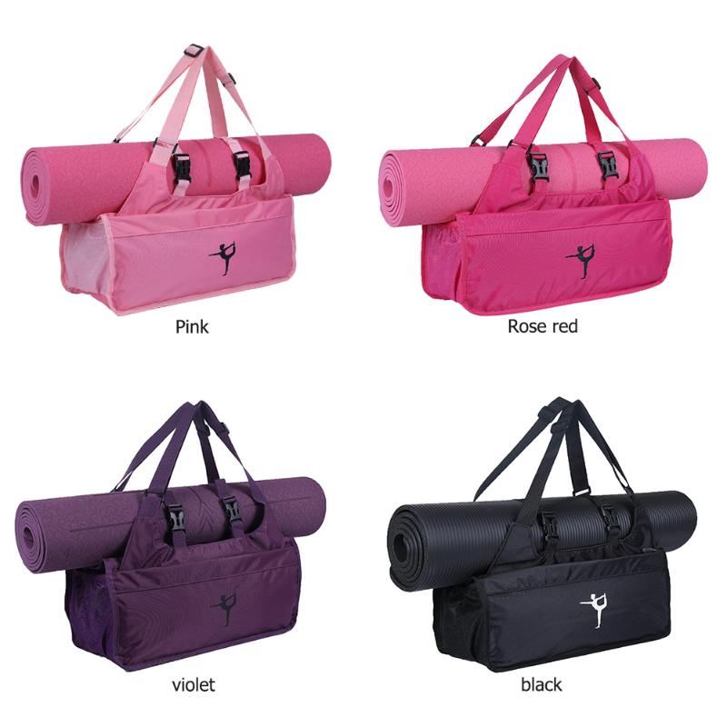 

Yoga Mat Gym Bags Nylon Men Women Outdoor Training Fitness Travel Sports Workout Handbag With Shoes Compartment Blankets