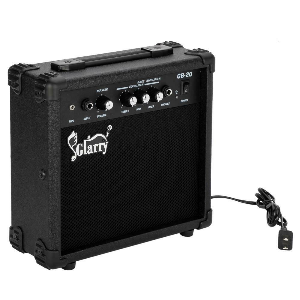

New 20W Amplifier Portable Bass Amp for Bass Guitar Powerful Sound