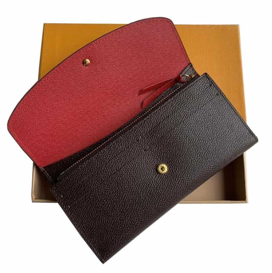 

Womens Luxury Wallets Designers Woman Purse Original Box High Quality Wallet Flower Serial Number Date Code Card package LW60136, With box