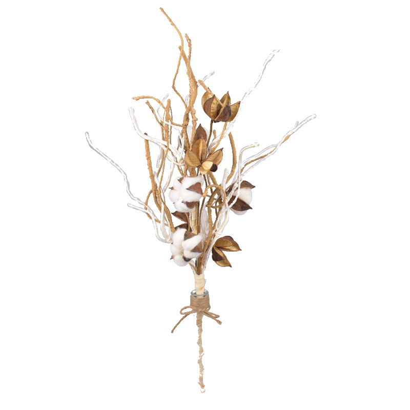 

4Bas per Stem Cotton Fower Dried Cotton Stems Farmhouse Naturay Artificia Fower Picks Natura Cotton Bas reed pampas, Handmade cotton