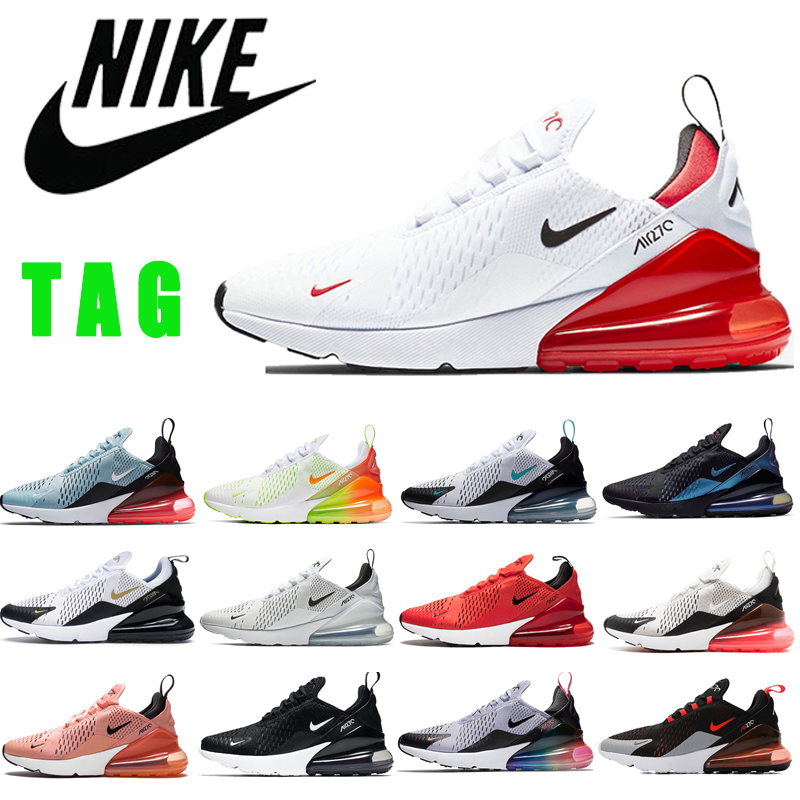 

UNC 270 mens air nike running shoes Triple white volt black Anthracite BARELY ROSE University Red blue Grape tiger Olive 270s men women trainers sports sneakers USA, 36-45 ocean bliss