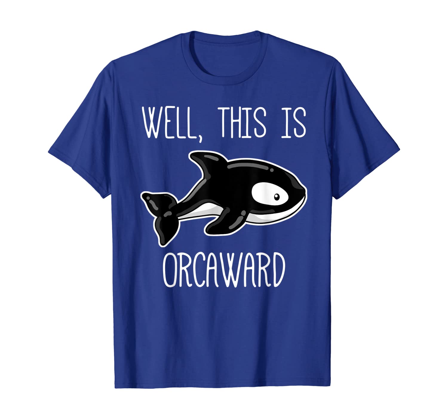 

Funny Killer Whale Shirt, Awkward Orca Introvert Gift, White;black