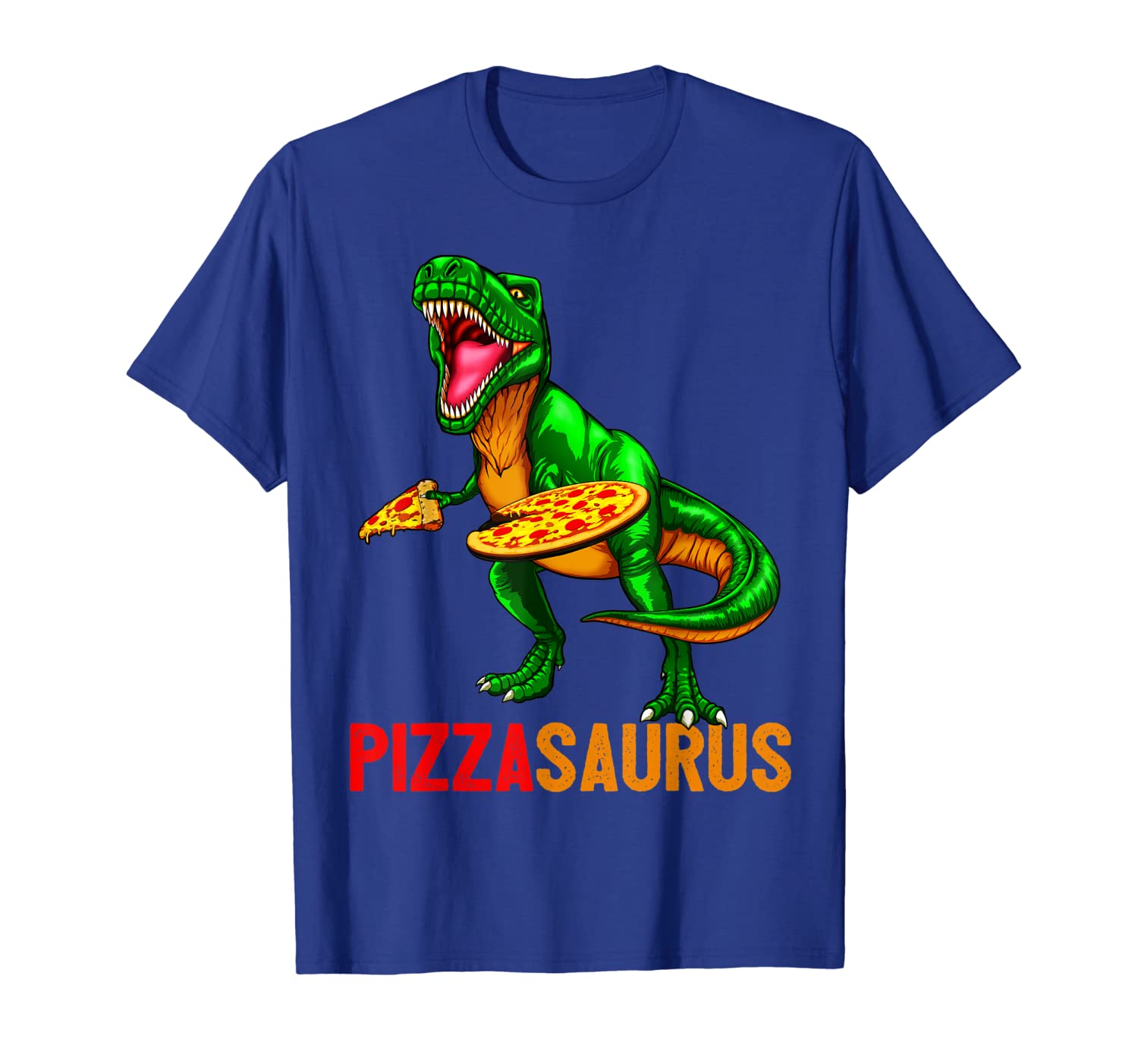 

dinosaur t rex pizza shirt pizzasaurus party gift men boys, White;black