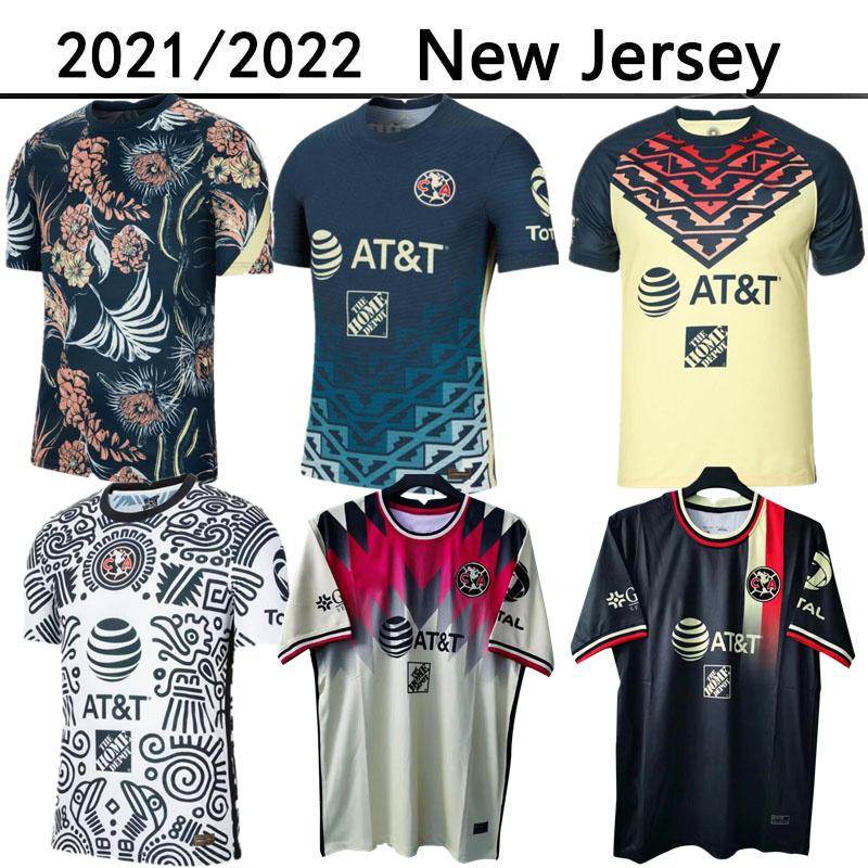 

2021 2022 Club America Soccer Jerseys F. VINAS HENRY Liga MX 21 22 RODRIGUEZ América third Jersey Goalkeeper GIOVANI Men Football Shirt
