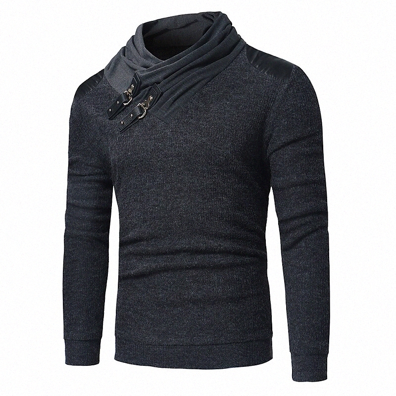 Men's Cardigan Color Block Long Sleeve Slim Long Sweater Cardigans V Neck Khaki Light gray Dark Gray H6sh#