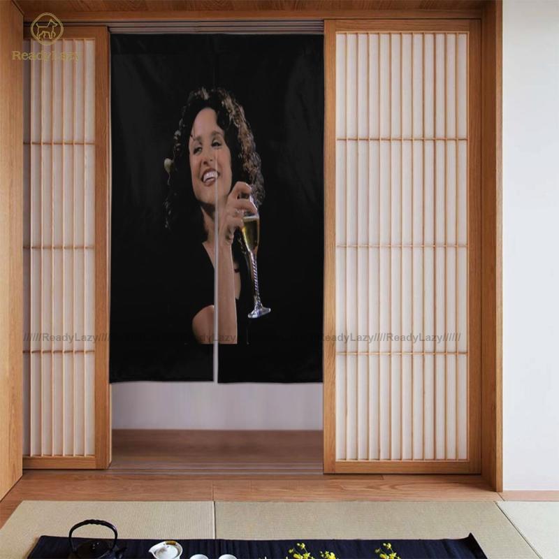 

Seinfeld Curtains Kitchen Separation Door Curtain Double Modern & Drapes