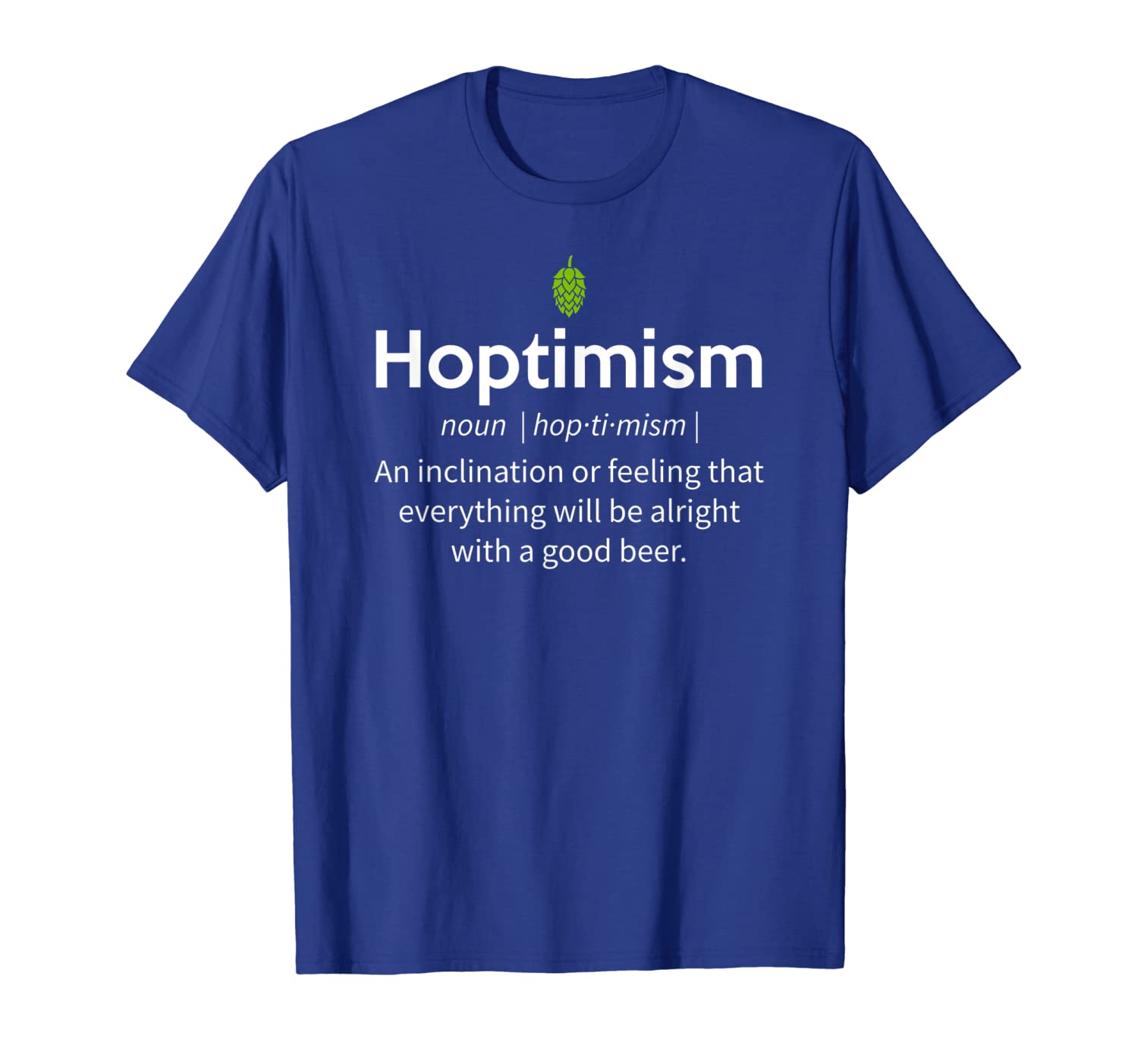 

hoptimism beer drinker definition t-shirt, beer gift shirt, White;black