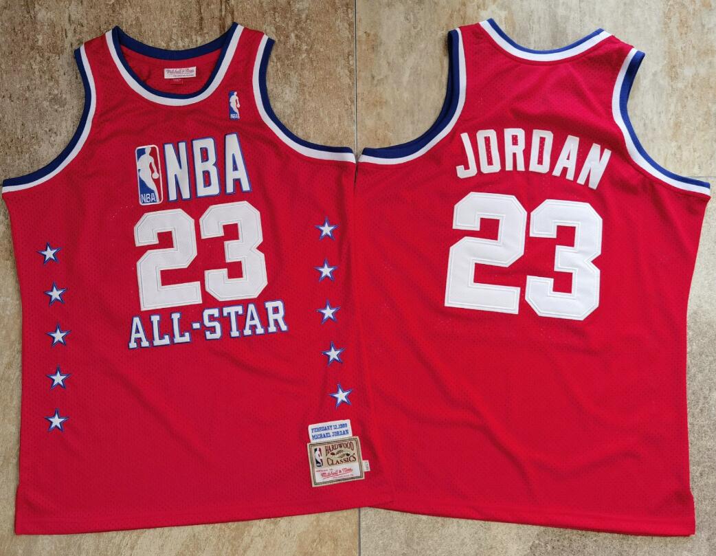 

NBA jersey All-star 23 Michael Jordan 8 24 Kobe Bryant 1 McGrady 15 Carter 3 Iverson 41 Nowitzki 1989 2003 2004 2009 Mitchell&Ness Hardwoods, Black;red