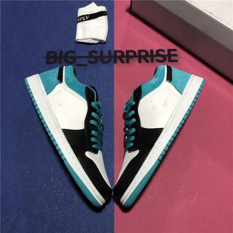 

Top Quality Laser Blue Denim Men Women Jumpman 1 Low Basketball Shoes UNC 3 Court Purple Triple Chicago Obsidian Sneakers With Box, Gifts