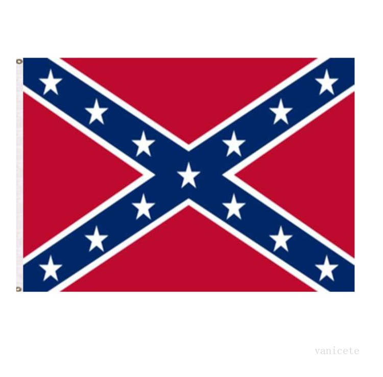 

90*150cm Banner Flags America Flag Confederate Rebel Flags Civil War Rebel Flag Polyester National Banners ZC161