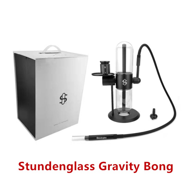 

Stundeglas Gravity Kit Glass Bong Water Pipes Recycler Shisha Hookah Pipe Tobacco Smoking Smoke Free DHL