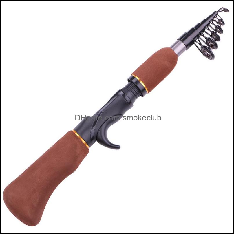 

Casting Rods Sports & Outdoors Portable Adjustable Carbon Fiber Telescope Fishing Rod Travel Sea Rock Spinning Pole Easy To Use And Storage